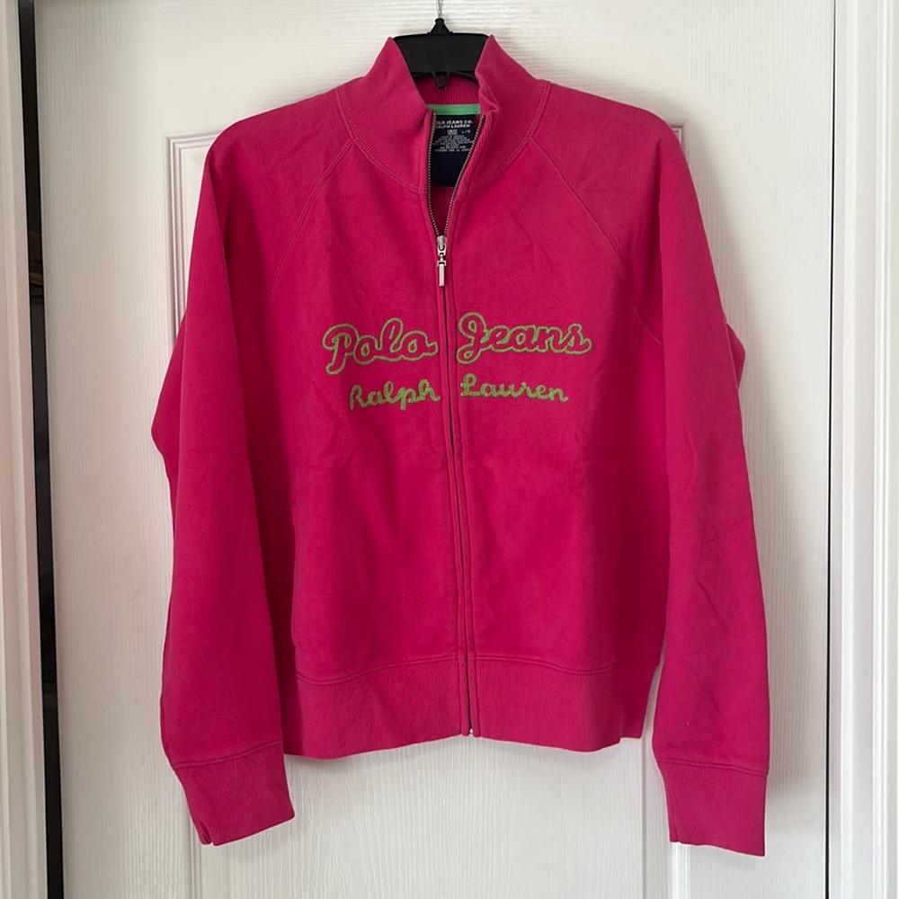 Polo jeans co Ralph Lauren sweatshirt jacket , L